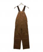 CarHarttカーハート）の古着「SANDSTONE BIB OVERALL/ダブルニーカバーオール」｜ブラウン