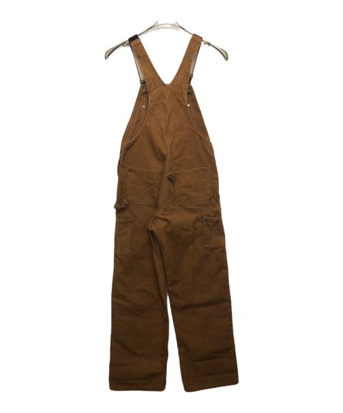 CarHartt（カーハート）CarHartt (カーハート) SANDSTONE BIB OVERALL/ダブルニーカバーオール ブラウン サイズ:32×32の古着・服飾アイテム