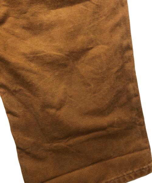 CarHartt（カーハート）CarHartt (カーハート) SANDSTONE BIB OVERALL/ダブルニーカバーオール ブラウン サイズ:32×32の古着・服飾アイテム