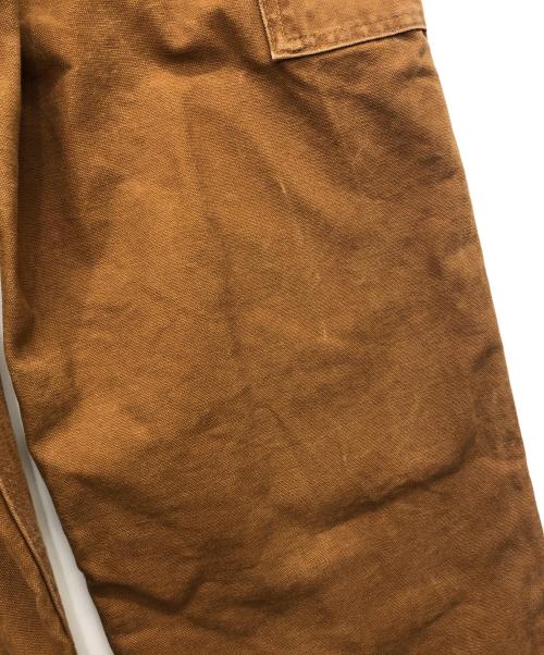 CarHartt（カーハート）CarHartt (カーハート) SANDSTONE BIB OVERALL/ダブルニーカバーオール ブラウン サイズ:32×32の古着・服飾アイテム