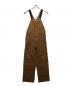 CarHartt（カーハート）の古着「SANDSTONE BIB OVERALL/ダブルニーカバーオール」｜ブラウン