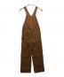 CarHartt (カーハート) SANDSTONE BIB OVERALL/ダブルニーカバーオール ブラウン サイズ:32×32：9000円