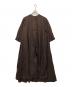 mizuiro-ind（ミズイロインド）の古着「シャツワンピース」｜ブラウン