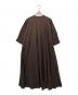 mizuiro-ind (ミズイロインド) シャツワンピース ブラウン サイズ:表記無し：6000円