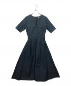 Ameriアメリ）の古着「デニムストライプワンピース」｜インディゴ