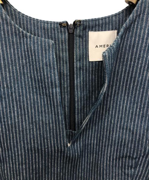 Ameri（アメリ）Ameri (アメリ) デニムストライプワンピース インディゴ サイズ:Sの古着・服飾アイテム