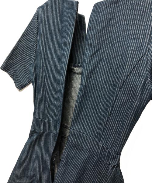 Ameri（アメリ）Ameri (アメリ) デニムストライプワンピース インディゴ サイズ:Sの古着・服飾アイテム