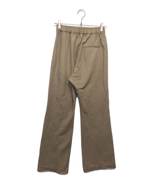 FRAMeWORK（フレームワーク）FRAMeWORK (フレームワーク) カットフレアパンツ ベージュ サイズ:36の古着・服飾アイテム