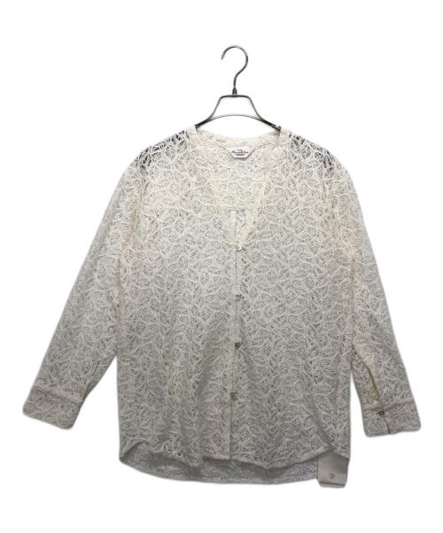 FRAMeWORK（フレームワーク）FRAMeWORK (フレームワーク) レースシャツ ホワイト サイズ:F 未使用品の古着・服飾アイテム
