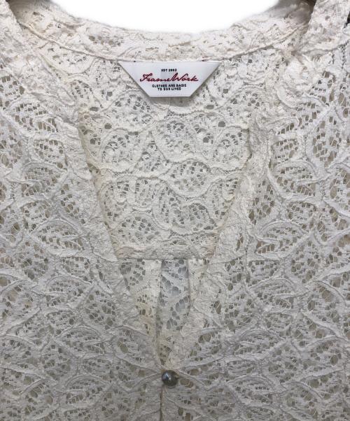 FRAMeWORK（フレームワーク）FRAMeWORK (フレームワーク) レースシャツ ホワイト サイズ:F 未使用品の古着・服飾アイテム