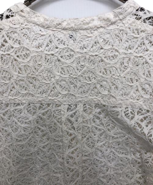 FRAMeWORK（フレームワーク）FRAMeWORK (フレームワーク) レースシャツ ホワイト サイズ:F 未使用品の古着・服飾アイテム
