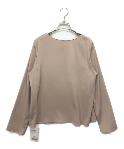 Plage（プラージュ）Plage (プラージュ) Double Satinブラウス ベージュ サイズ:Fの古着・服飾アイテム
