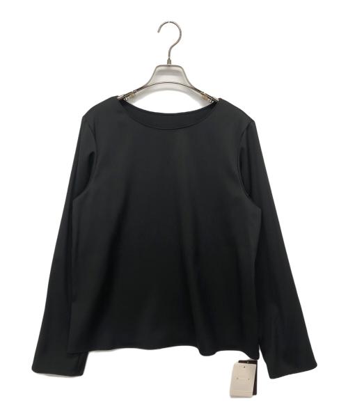 Plage（プラージュ）Plage (プラージュ) Double Satinブラウス ブラック サイズ:F 未使用品の古着・服飾アイテム