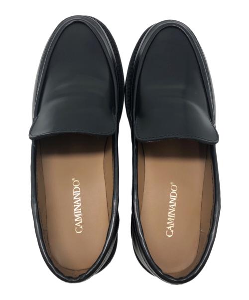Caminando（カミナンド）Caminando (カミナンド) PLAIN LOAFERS ブラック サイズ:38の古着・服飾アイテム
