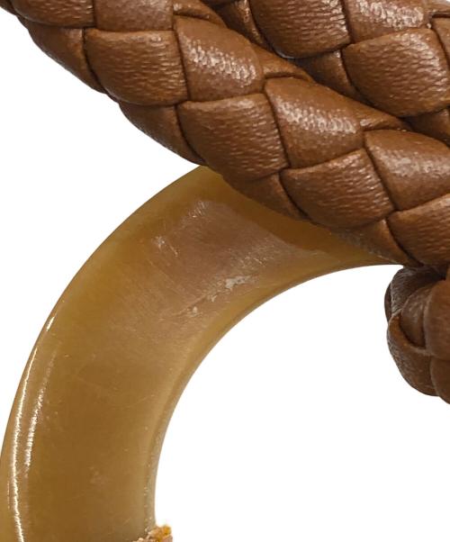 a point etc（アー ポワン ウテセ）a point etc (アー ポワン ウテセ) ラフィアバッグ ベージュの古着・服飾アイテム