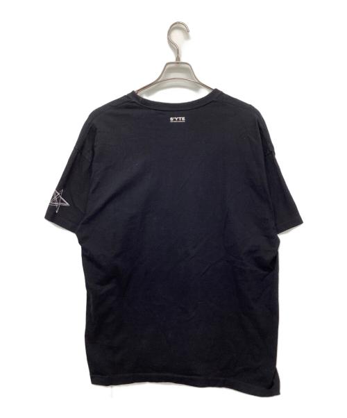 s'yte（サイト）s'yte (サイト) ロゴプリントTシャツ ブラック サイズ:4の古着・服飾アイテム