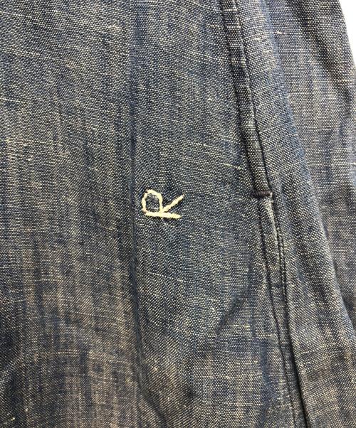 45R（フォーティファイブ・アール）45R (フォーティファイブ・アール) コットンリネンノースリーブワンピース インディゴ サイズ:表記なしの古着・服飾アイテム