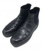 AURALEE×foot the coacherオーラリー×フットザコーチャー）の古着「LEATHER SQUARE BOOTS」｜ブラック