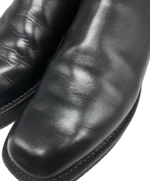 AURALEE（オーラリー）AURALEE (オーラリー) foot the coacher (フットザコーチャー) LEATHER SQUARE BOOTS ブラック サイズ:26.5の古着・服飾アイテム