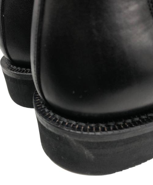 AURALEE（オーラリー）AURALEE (オーラリー) foot the coacher (フットザコーチャー) LEATHER SQUARE BOOTS ブラック サイズ:26.5の古着・服飾アイテム