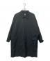 Porter Classic（ポータークラシック）の古着「ステンカラーコート」｜ブラック