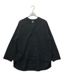 Porter Classic（ポータークラシック）の古着「ウェザーカーディガンコート」｜ブラック