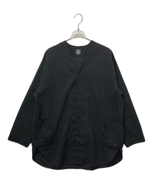 Porter Classic（ポータークラシック）Porter Classic (ポータークラシック) ウェザーカーディガンコート ブラック サイズ:Mの古着・服飾アイテム