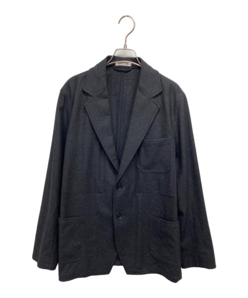 AURALEE（オーラリー）AURALEE (オーラリー) WOOL FULLING FLANNEL JACKET グレー サイズ:3の古着・服飾アイテム