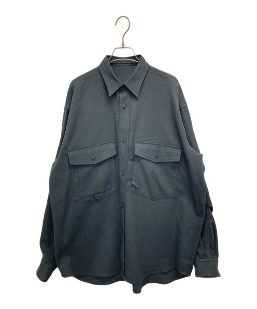 DAIWA PIER39（ダイワ ピア39）DAIWA PIER39 (ダイワ ピア39) TECH FLANNEL CPO SHIRTS グレー サイズ:Mの古着・服飾アイテム