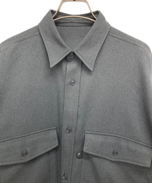 DAIWA PIER39（ダイワ ピア39）DAIWA PIER39 (ダイワ ピア39) TECH FLANNEL CPO SHIRTS グレー サイズ:Mの古着・服飾アイテム