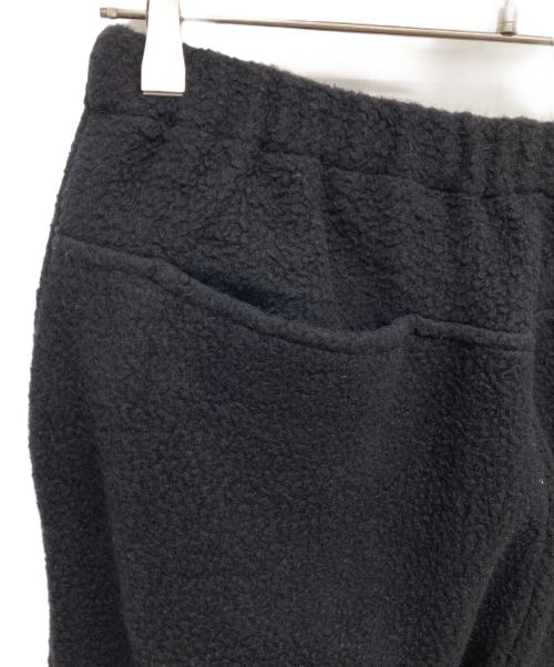 COMOLI（コモリ）COMOLI (コモリ) ウールフリースパンツ ブラック サイズ:2の古着・服飾アイテム