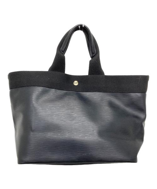 TOPKAPI（トプカピ）TOPKAPI (トプカピ) リプルネオレザー A4トートバッグ ブラックの古着・服飾アイテム