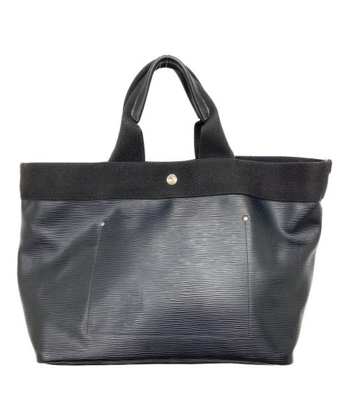 TOPKAPI（トプカピ）TOPKAPI (トプカピ) リプルネオレザー A4トートバッグ ブラックの古着・服飾アイテム