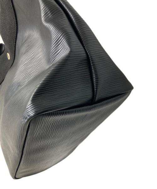 TOPKAPI（トプカピ）TOPKAPI (トプカピ) リプルネオレザー A4トートバッグ ブラックの古着・服飾アイテム