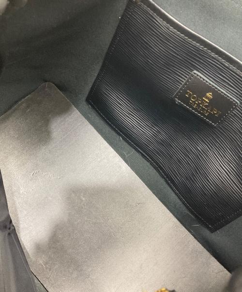 TOPKAPI（トプカピ）TOPKAPI (トプカピ) リプルネオレザー A4トートバッグ ブラックの古着・服飾アイテム