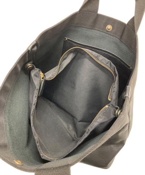 TOPKAPI（トプカピ）TOPKAPI (トプカピ) リプルネオレザー A4トートバッグ ブラックの古着・服飾アイテム