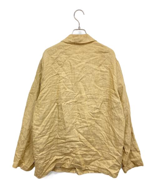BURBERRY LONDON（バーバリーロンドン）BURBERRY LONDON (バーバリーロンドン) リネン3Bジャケット ベージュ サイズ:Lの古着・服飾アイテム