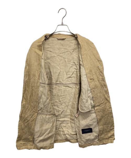 BURBERRY LONDON（バーバリーロンドン）BURBERRY LONDON (バーバリーロンドン) リネン3Bジャケット ベージュ サイズ:Lの古着・服飾アイテム