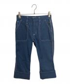 Chloeクロエ）の古着「クロップドデニムパンツ」｜インディゴ
