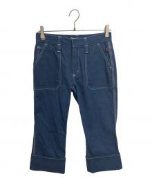 Chloe（クロエ）の古着「クロップドデニムパンツ」｜インディゴ