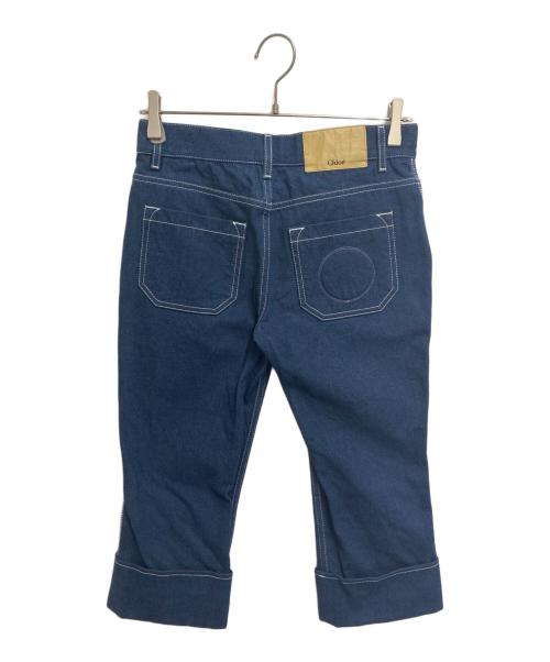 Chloe（クロエ）Chloe (クロエ) クロップドデニムパンツ インディゴ サイズ:38の古着・服飾アイテム