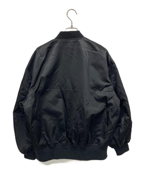 allureville（アルアバイル）allureville (アルアバイル) マットタフタショートブルゾン ブラック サイズ:2の古着・服飾アイテム