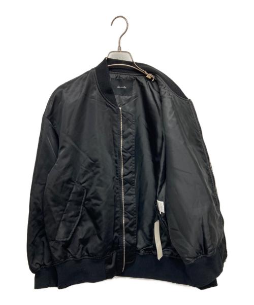 allureville（アルアバイル）allureville (アルアバイル) マットタフタショートブルゾン ブラック サイズ:2の古着・服飾アイテム