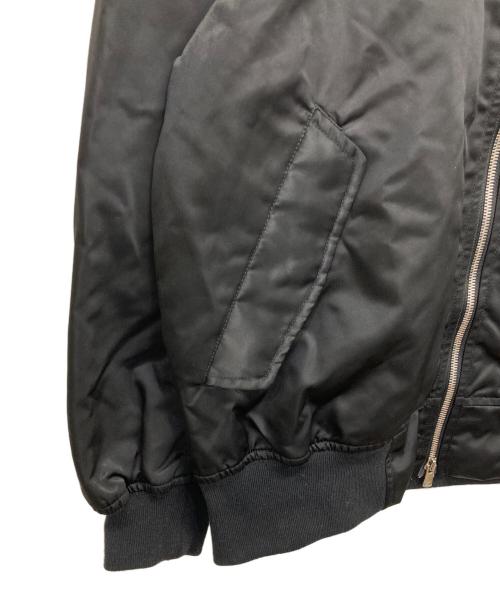 allureville（アルアバイル）allureville (アルアバイル) マットタフタショートブルゾン ブラック サイズ:2の古着・服飾アイテム