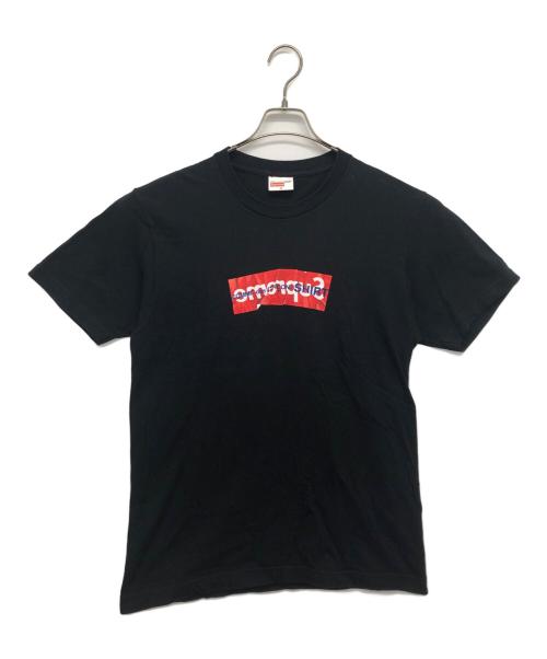 SUPREME（シュプリーム）SUPREME (シュプリーム) COMME des GARCONS SHIRT (コムデギャルソンシャツ) ボックスロゴTシャツ ブラック サイズ:Mの古着・服飾アイテム