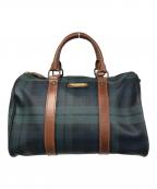 POLO RALPH LAURENポロ・ラルフローレン）の古着「ミニボストンバッグ」｜グリーン