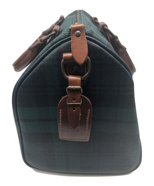 POLO RALPH LAUREN（ポロ・ラルフローレン）POLO RALPH LAUREN (ポロ・ラルフローレン) ミニボストンバッグ グリーンの古着・服飾アイテム