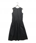 theory luxeセオリーリュクス）の古着「リネンブレンドノースリーブワンピース」｜グレー