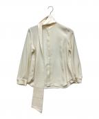 theory luxeセオリーリュクス）の古着「ボウタイシャツ」｜アイボリー