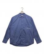 CAHLUMNカウラム）の古着「長袖コットンシャツ」｜ブルー